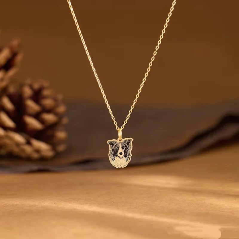 Paw & Portrait Necklace