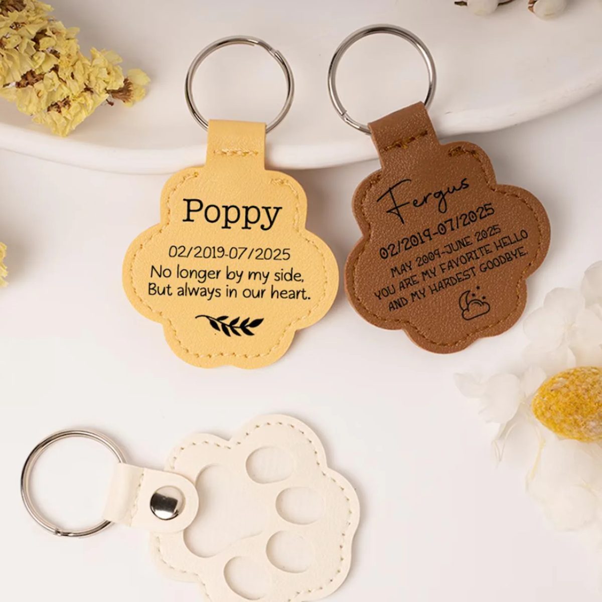 Forever Fur Keepsake Keyring — example 1